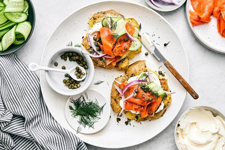 bagel de pommes de terre écrasées