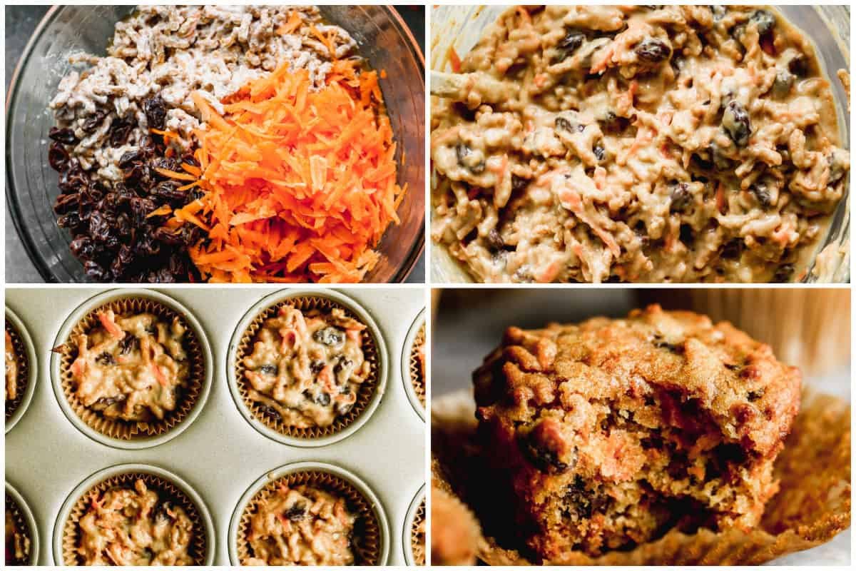 Ces muffins au son, garnis de carottes râpées et fabriqués avec des céréales All-Bran, sont ultra-moelleux, riches en fibres, et parfaits pour le petit-déjeuner ou les collations.
