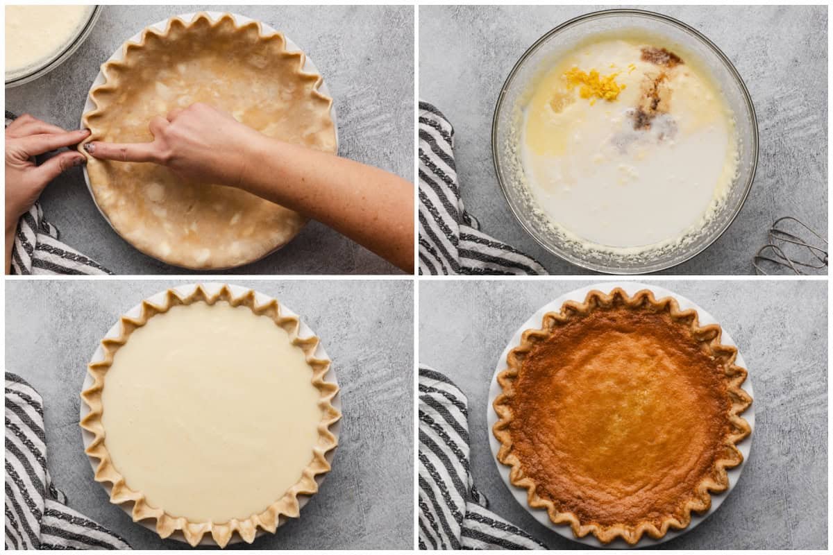 Cette recette de Chess Pie ancienne ne nécessite que 10 minutes de préparation avant de cuire à la perfection de crème. C'est un dessert réconfortant parfait pour toute occasion !