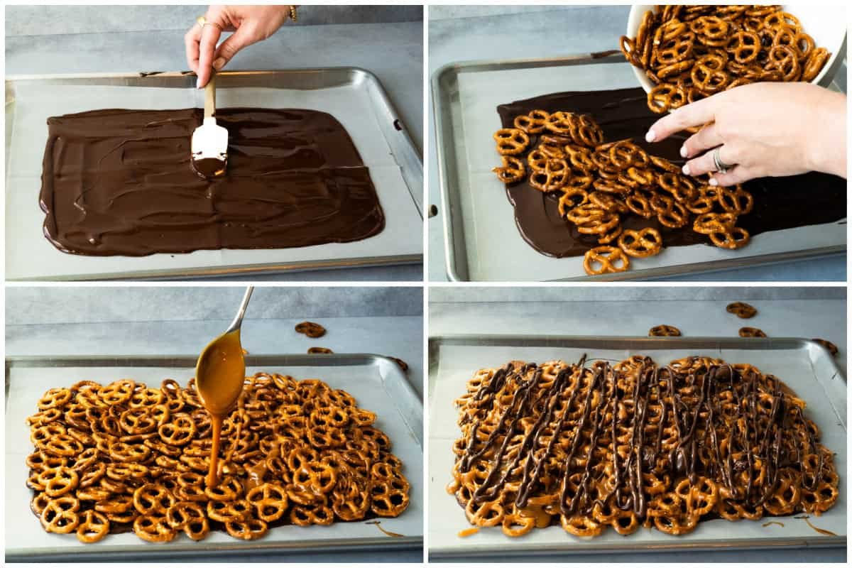 Cette recette de Toffee de Pretzel est une collation facile, conviviale pour les enfants, qui ne prend que 30 minutes. Parfaite à offrir, à apporter à des fêtes, ou à déguster à tout moment !