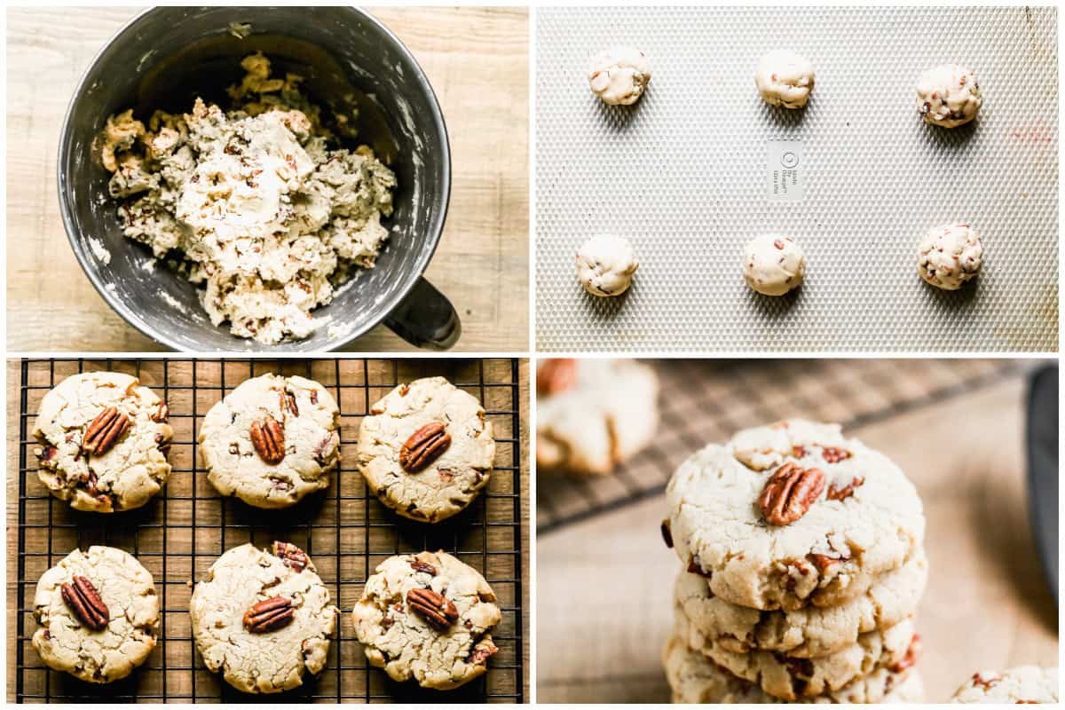 Cette recette maison de Pecan Sandies est rapide et facile à réaliser et est un incontournable des fêtes ! C'est tellement amusant pour un échange de biscuits ou toute fête !