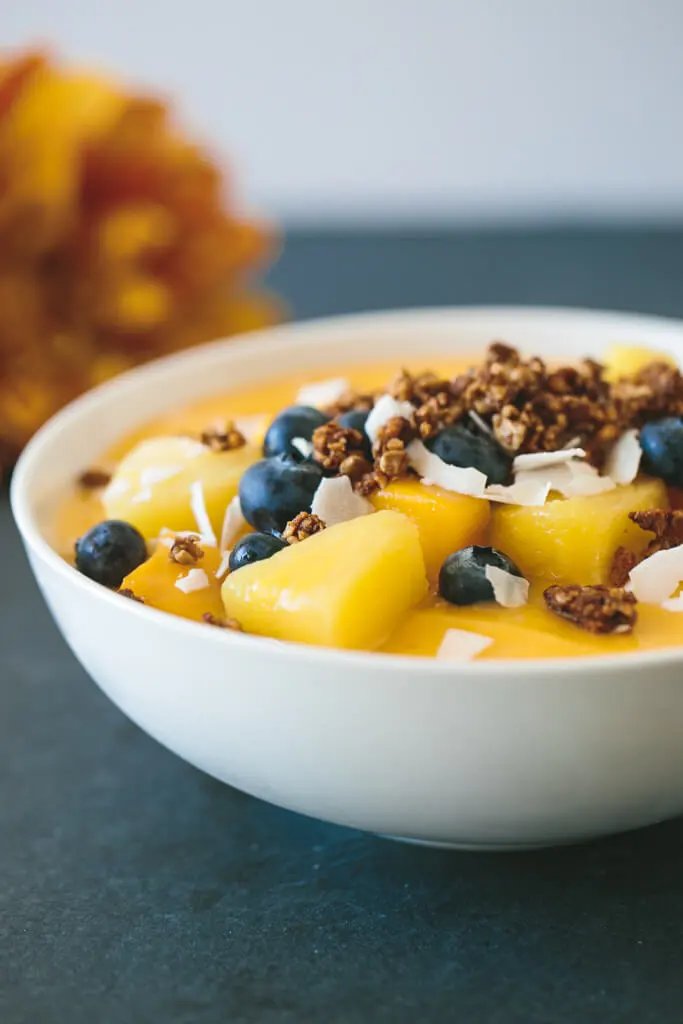 bol de smoothie à la mangue