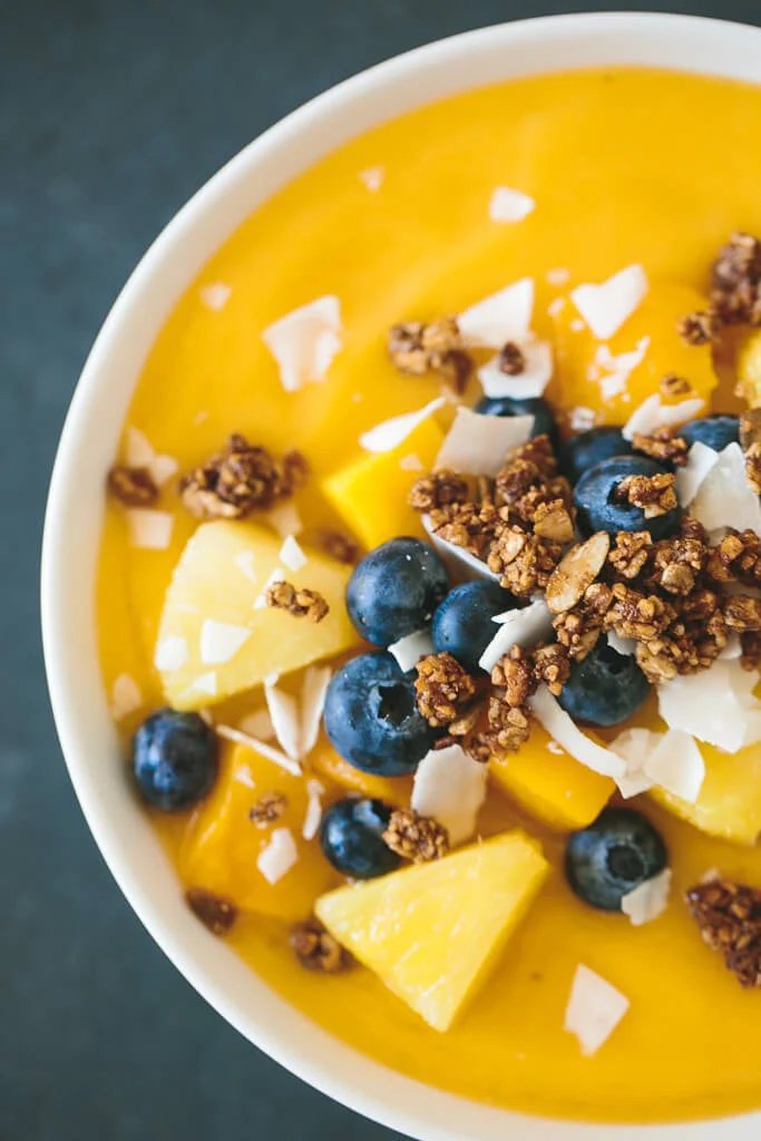 bol de smoothie à la mangue