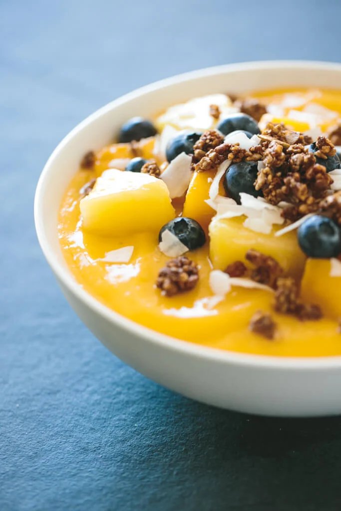 bol de smoothie à la mangue