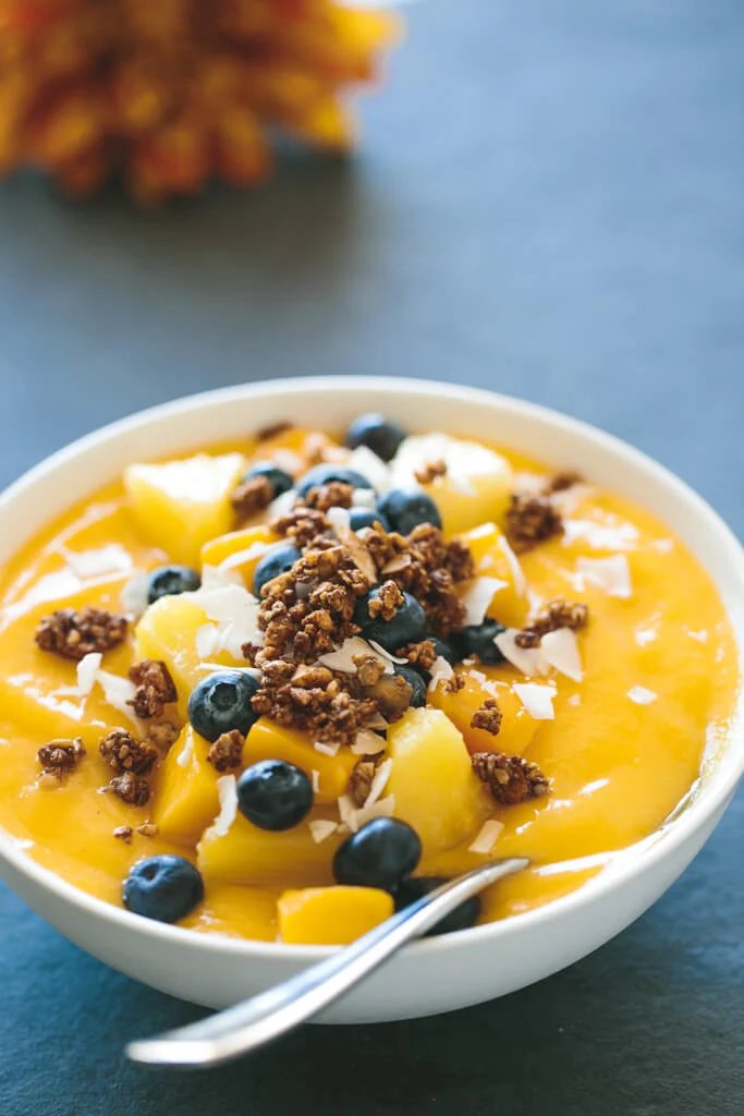 bol de smoothie à la mangue